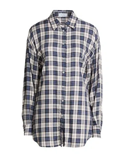 Motel Woman Shirt Blue Size Onesize Viscose