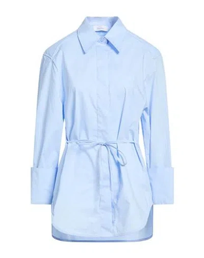 Motel Woman Shirt Sky Blue Size S Cotton