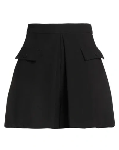Motel Woman Shorts & Bermuda Shorts Black Size M Polyester, Viscose, Elastane