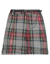 Motel Woman Shorts & Bermuda Shorts Grey Size M Polyester, Rayon, Elastane In Multi