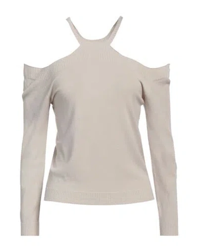 Motel Woman Sweater Beige Size Onesize Viscose, Polyester