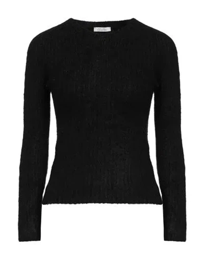 Motel Woman Sweater Black Size Onesize Acrylic, Polyamide, Mohair Wool, Elastane