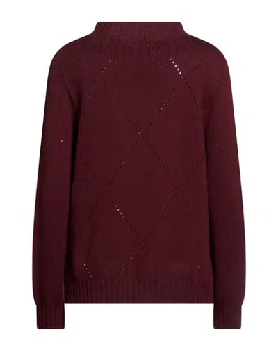 Motel Woman Sweater Burgundy Size Onesize Wool