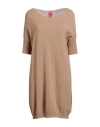 Motel Woman Sweater Camel Size Onesize Cashmere In Brown