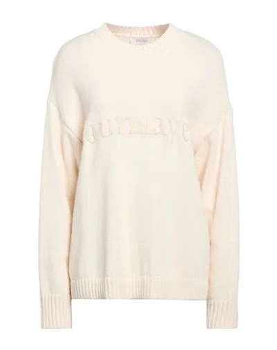 Motel Woman Sweater Cream Size Onesize Acrylic, Viscose, Wool, Alpaca Wool In White