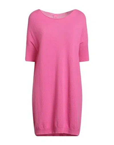 Motel Woman Sweater Fuchsia Size Onesize Cashmere In Pink