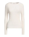 Motel Woman Sweater Ivory Size Onesize Acrylic, Polyamide, Mohair Wool, Elastane In White