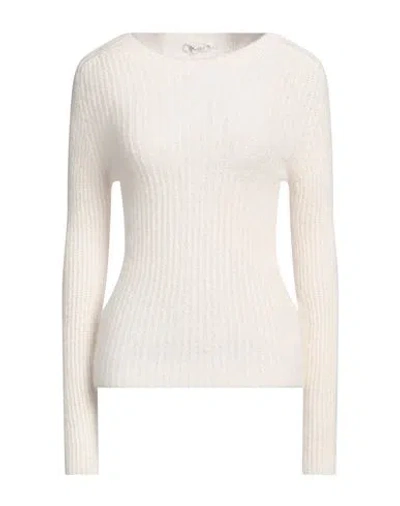 Motel Woman Sweater Ivory Size Onesize Acrylic, Polyamide, Mohair Wool, Elastane In White