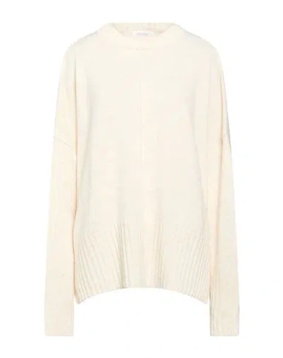 Motel Woman Sweater Ivory Size Onesize Acrylic, Polyamide, Viscose, Wool In Neutral