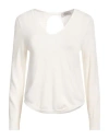 Motel Woman Sweater Ivory Size Onesize Viscose, Polyamide In Neutral