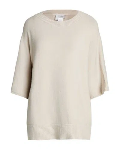 Motel Woman Sweater Ivory Size Onesize Viscose, Polyester, Polyamide In Neutral