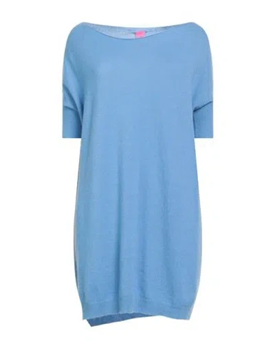 Motel Woman Sweater Light Blue Size Onesize Cashmere