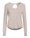Motel Woman Sweater Light Grey Size Onesize Viscose, Polyamide In Grey