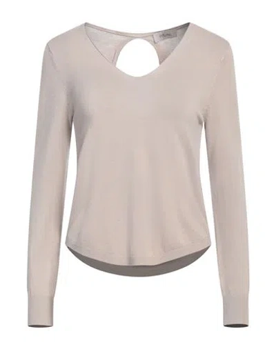 Motel Woman Sweater Light Grey Size Onesize Viscose, Polyamide In Multi