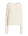Motel Woman Sweater Off White Size Onesize Acrylic, Wool, Polyamide In White