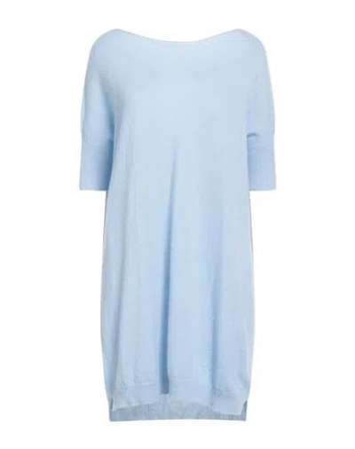 Motel Woman Sweater Sky Blue Size Onesize Cashmere
