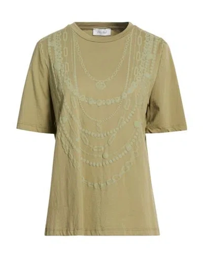 Motel Woman T-shirt Sage Green Size Onesize Cotton