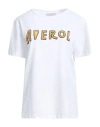 Motel Woman T-shirt White Size Onesize Cotton In White