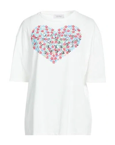 Motel Woman T-shirt White Size Onesize Cotton