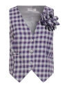 Motel Woman Tailored Vest Purple Size M Polyester, Viscose, Acrylic In Purple