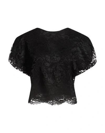 Motel Woman Top Black Size M Polyamide, Cotton