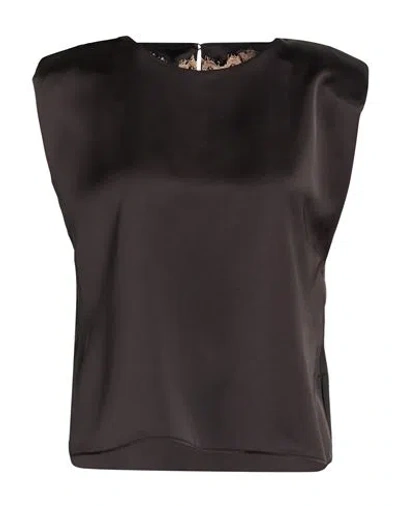 Motel Woman Top Black Size S Polyester