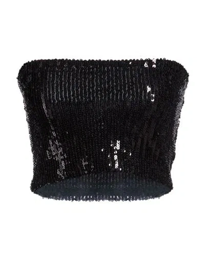 Motel Woman Top Black Size S Polyester