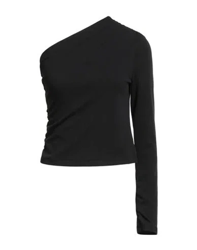 Motel Woman Top Black Size S Polyester, Elastic Fibres