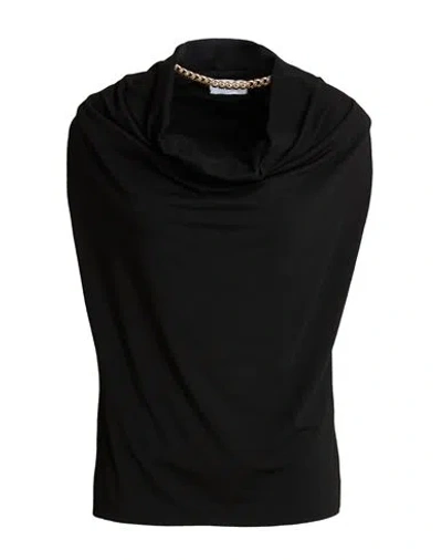 Motel Woman Top Black Size S Polyester, Viscose, Elastane