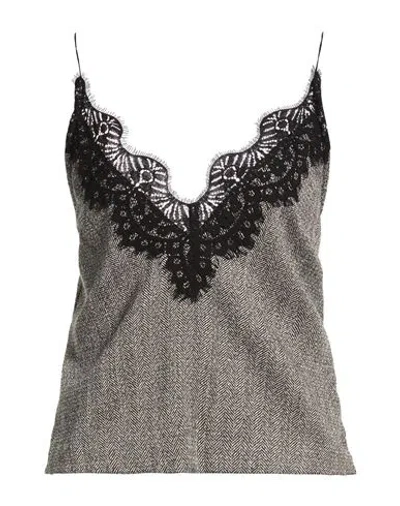 Motel Woman Top Black Size S Polyester, Viscose, Elastane