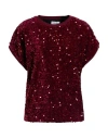 Motel Woman Top Burgundy Size Onesize Polyester In Red