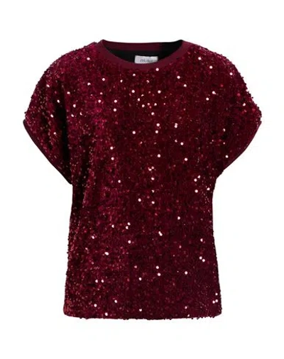 Motel Woman Top Burgundy Size Onesize Polyester In Red