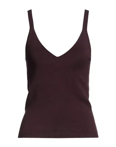 Motel Woman Top Chocolate Brown Size Onesize Viscose, Polyester