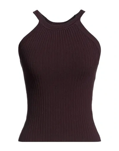 Motel Woman Top Dark Brown Size Onesize Viscose, Polyester