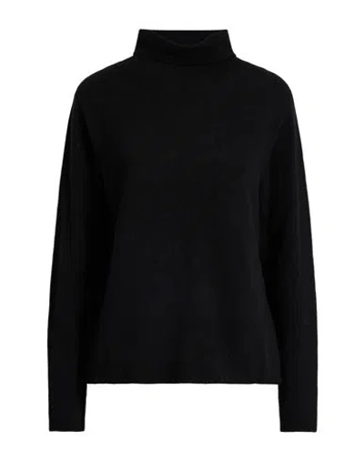 Motel Woman Turtleneck Black Size Onesize Wool, Viscose, Nylon, Cashmere