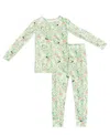 Motette Girls' Sage Blossom Pajama Set - Baby, Little Kid In Green