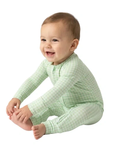 Motette Babies'  Long Sleeve And Pajama Sleeper In Green