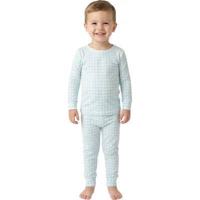 Motette Kids'  Long Sleeve And Pants Buttery Soft Pajama Set In Blue