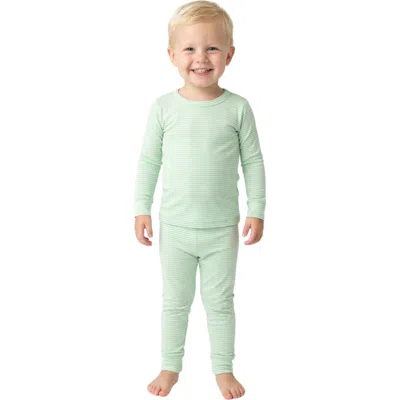 Motette Kids'  Long Sleeve And Pants Buttery Soft Pajama Set In Blue