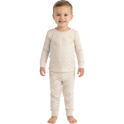 Motette Kids'  Long Sleeve And Pants Buttery Soft Pajama Set In Gray