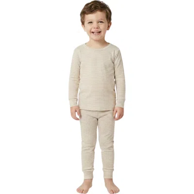 Motette Kids'  Long Sleeve And Pants Buttery Soft Pajama Set In Gray