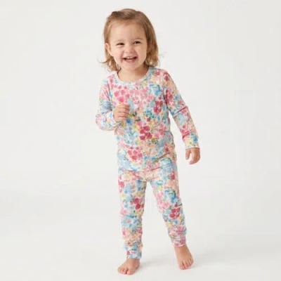 Motette Girls' Petal Parade Pajama Set - Little Kid, Big Kid In Multi
