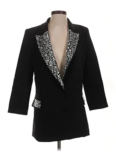 Pre-owned Motf Blazer Jacket In Black