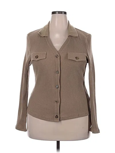 Pre-owned Motf Cardigan Sweater In Brown