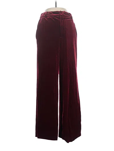 Pre-owned Motf Casual Pants In Burgundy