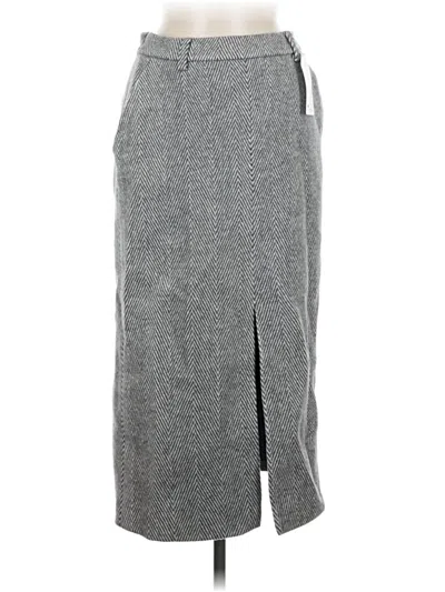 Pre-owned Motf Casual Skirt In Gray