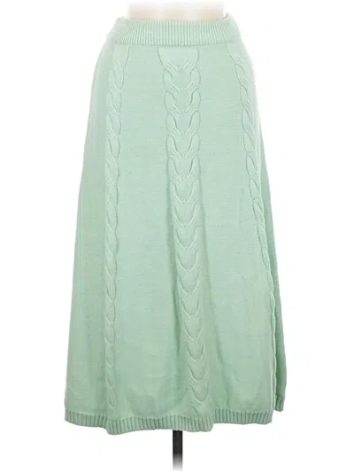 Pre-owned Motf Casual Skirt In Green