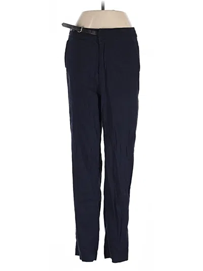 Pre-owned Motf Linen Pants In Blue