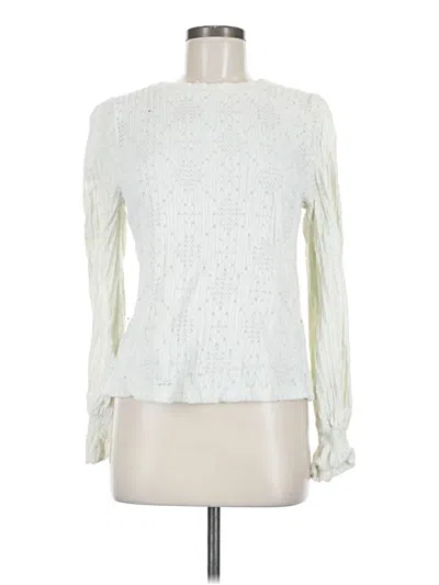 Pre-owned Motf Long Sleeve Blouse In Ivory