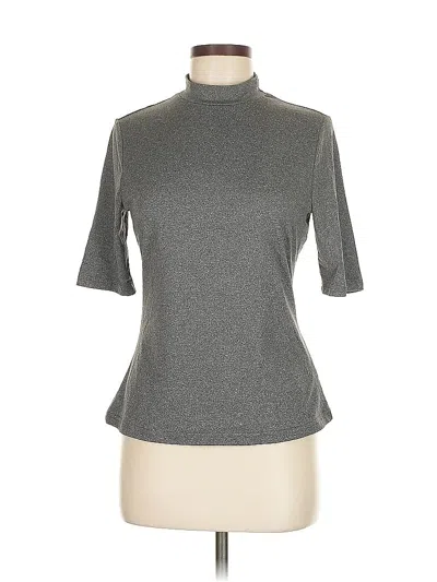 Pre-owned Motf Short Sleeve Turtleneck In Gray